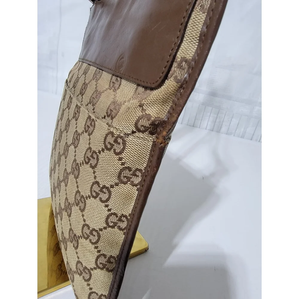GUCCI GG CANVAS Flat SMALL MESSENGER CROSSBODY BAG